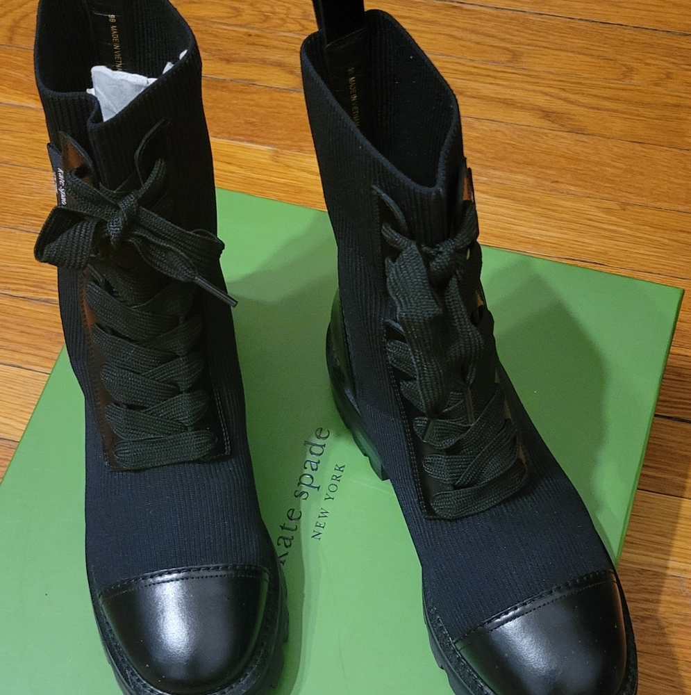 Kate Spade Black Boots sz 9